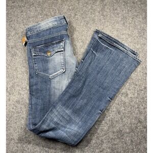 Authentic Northwest Blue Jeans Womens‎ 30 Blue Distressed Bootcut Western